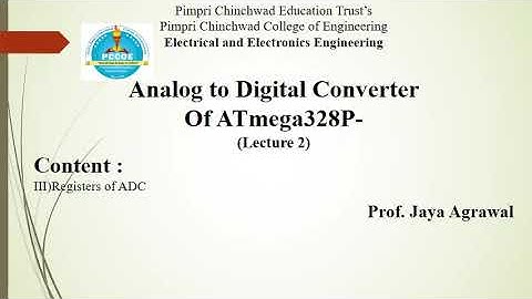 ADC of ATmega 328P lecture 2