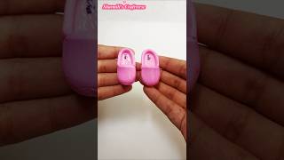 Tiny Pink Clay Shoes #shorts #clayart #shoes #diy #foryou