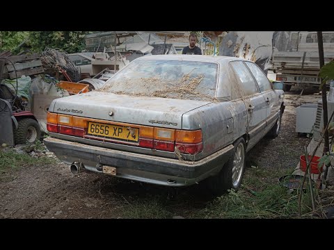 Видео: Брошенный Audi: 40-минутная реставрация после 15 лет в сарае