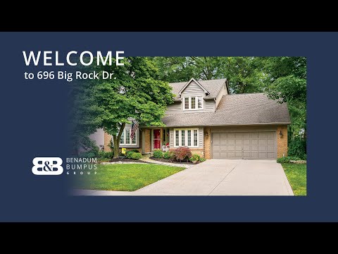 696 Big Rock Drive, Westerville, OH home video tour