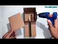 cardboard money box | how to make coin box | easy coin box | At home | Money box make at home