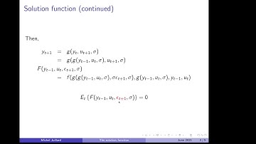 Introduction to Dynare and local approximation: 4. The solution function