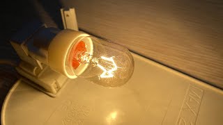 E14 250V 15W clear incandescent bulb