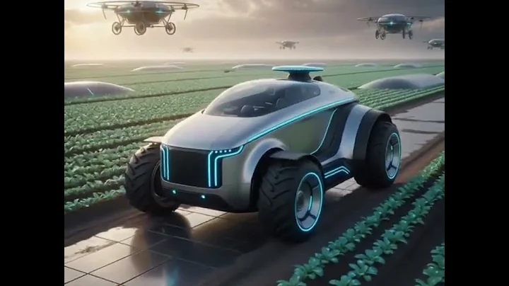 🚜 Autonomous Tractor 2050 – The Future of Farming Has Arrived!