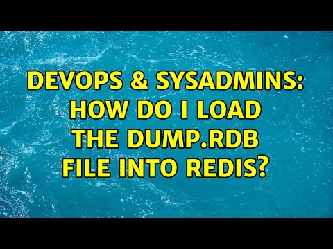 Video: Was ist eine Dump-RDB-Datei?