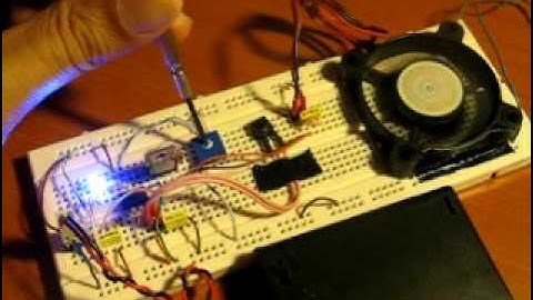 Controlling DC motor with AVR ATtiny13 PWM and ADC Project