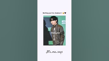 his shadow 🔥 #bts #taehyung #btsarmy #trending #kpop #love #funny #yt#jk #shorts#jungkook