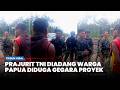 VIDEO VIRAL Warga Adat di Merauke Papua, Palang Proyek Jalan 135 KM Diduga Libatkan Aparat TNI