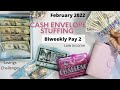 Cash envelope stuffing  sinking funds  february 2022   cash binder  apinkeclothlife