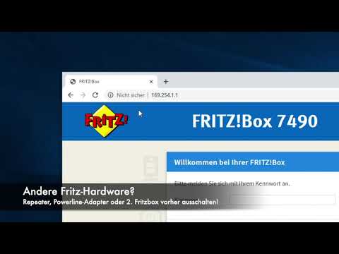 169.254.1.1: Notfall-IP für die Fritz Box!