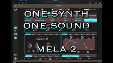 One Synth One Sound - #3 Mela 2 Synth & FX by Nikolozi - Zebra - Spectacular Pad