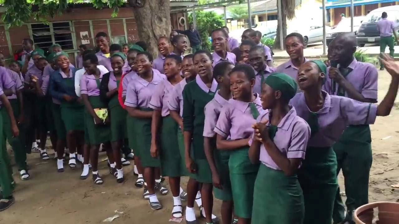 Obele Community Senior High: Our Solo Singer for the Handwashing Song