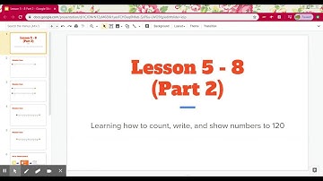 Math Expressions - Grade 1 - Lesson 5 - 8 (Part 2)