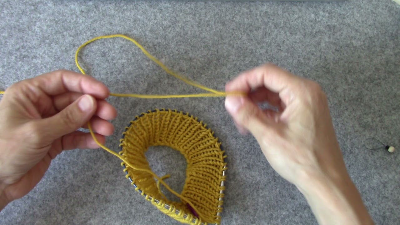 DO - Cierre Tubular con Entolado - Tubular Bind Off with Kitchener Stitch