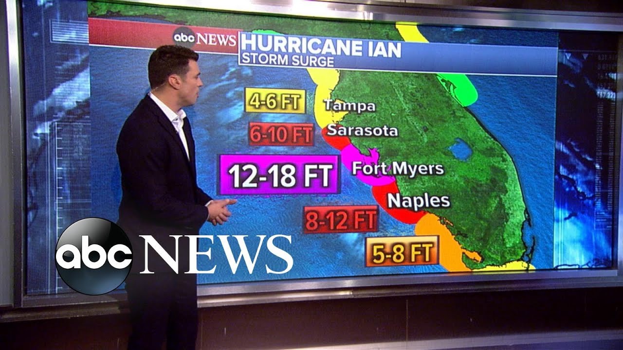 ABC News Live: Hurricane Ian may bring 18-foot storm surge to parts of Florida