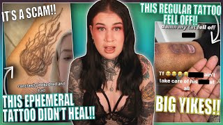 Their Tattoos Didn't Heal Right!! | Ephemeral & Regular Tattoos Gone Wrong