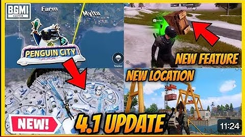FINALLY| BGMI 4.1 UPDATE WINTER THEME MODE ❄️ – PENGUIN CITY FIRST LOOK AND NEW FEATURES