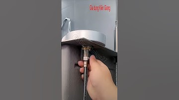 Cách lắp đặt bộ xịt ly chén tự động trên chậu rửa