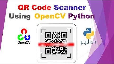 QR Code scanner using openCV | Python | Jupyter notebook