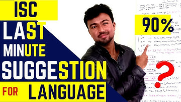 Last Minute suggestion for ISC LANGUAGE 2020 || How to score 90% in it? || Akash Talks