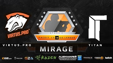Virtus.pro vs Titan - Mirage (FACEIT League 2015 Stage 2 EU)