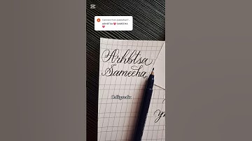 Name request  : Arhbtsa Sameeha #calligaraphy #youtube #shorts #art