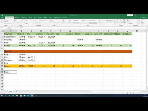 Wideo: Jak zrobić rachunek w arkuszu kalkulacyjnym?