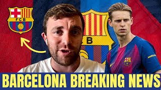 🚨✅ FABRIZIO ROMANO MENGUMUMKAN: FRENKIE DE JONG HAMPIR MENDAPATKAN KONTRAK BARU DENGAN BARCELONA 🔵🔥