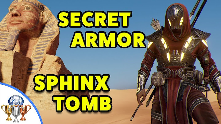 Assassin's Creed Origins - Sphinx SECRET Tomb - How to Get Legendary ISU ARMOR  in Sphinx Mystery