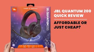 JBL Quantum 200 | Quick Review