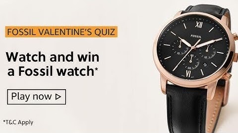 Amazon Fossil Valentine