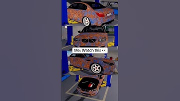 🔥 BEST BMW BUILD?! Made by Fix it up Official! #roblox #cardealershiptycoon #startfixing #fixcraft