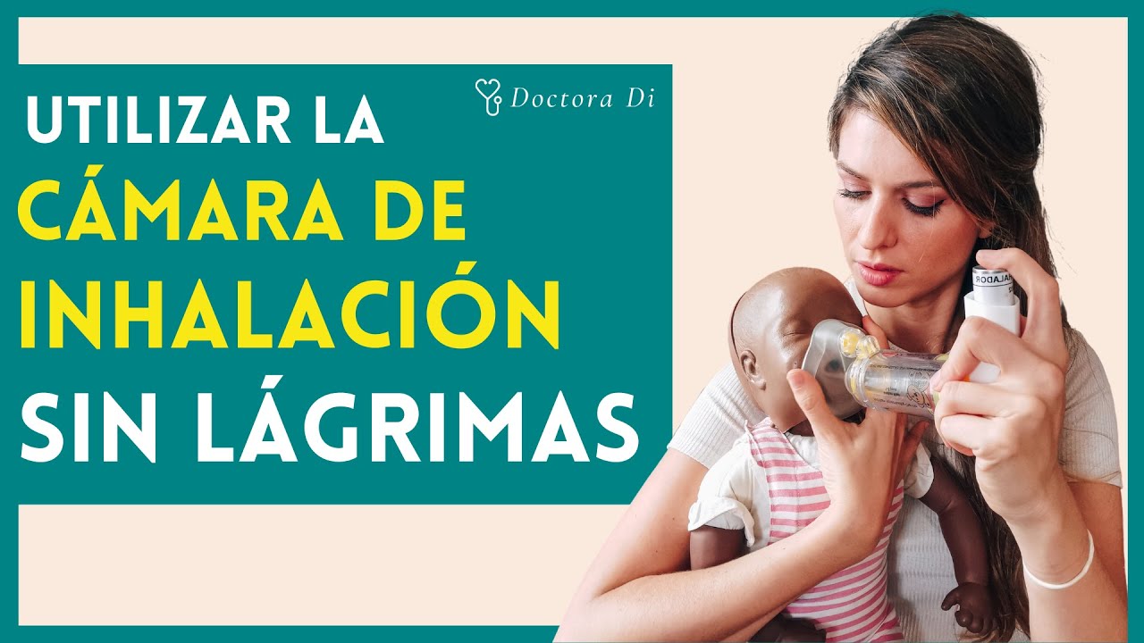 🌬️ Cómo usar el Inhalador con cámara en Bebés + TRUCO para que NO LLORE.  Ventolín en niños 