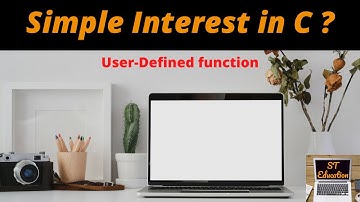 C program to calculate Simple interest of any Number | User-defined Function |Smith Tuscano