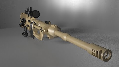Speed Modeling Sniper Rifle - Blender