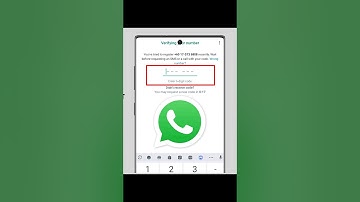 How to Fix Verification Code Receive problem #whatsapp #verification #code