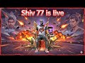 Shiv 77 LIVE 🔴 FREE FIRE LIVE STREAM ☠️ I'D REACTION