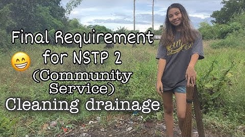 Final Requirement #2 NSTP (Community Service)
