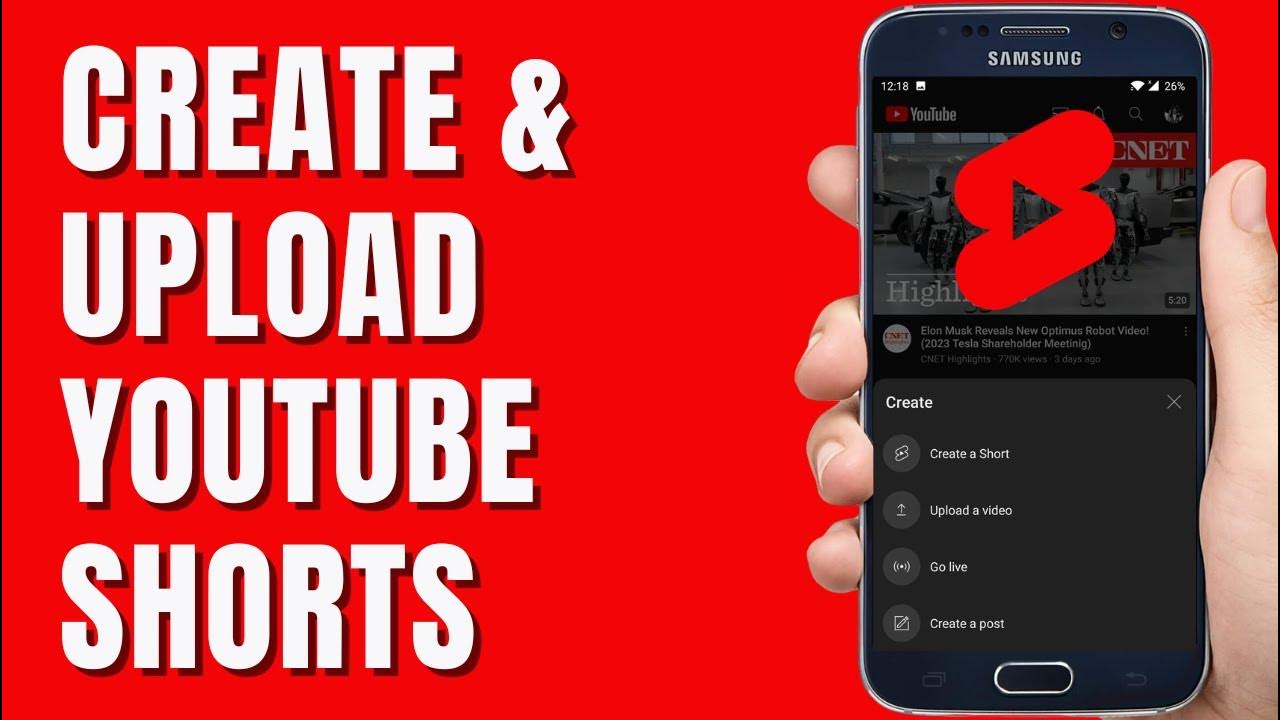 How To Upload YouTube Shorts & Mobile) YouTube