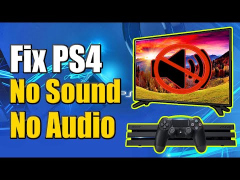 How to Fix PS4 No Sound on TV or Headphones! (Fast Method!)