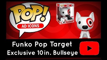 NEW ~ TARGET EXCLUSIVE 10 IN. BULLSEYE FUNKO POP ~