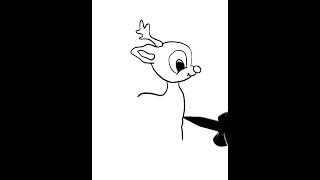 Learn how to draw Disney deer - تعلم كيفية رسم الغزال من شخصيات ديزني