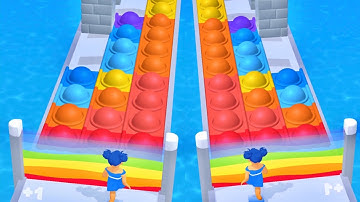 🌈Max Levels Pop It Run 🌈❤️🌈Android,iOS All Levels Walkthrough Gameplay
