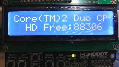 Arduino LCD Smartie