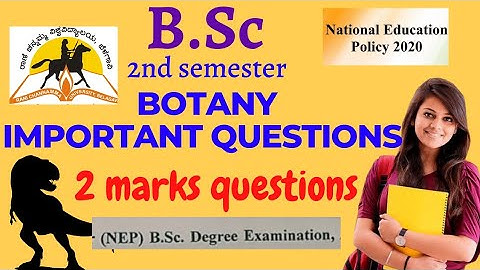 Botany Important Questions😯 | 2&4 marks 😊 |  Most Asked one💯 | Include answers👍 #nep