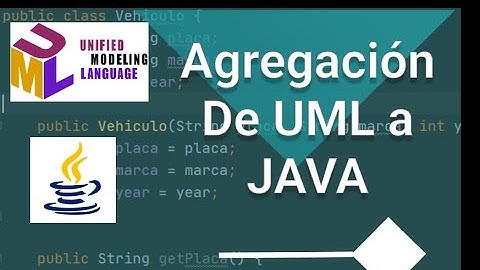 UML  a Java - Agregación