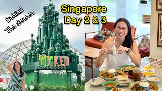 Behind The Scenes Day 2 & 3 In Singapore