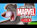 Drawing BALOO (Jungle Book) in a MARVEL STYLE! LIVE!