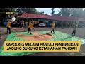 KAPOLRES MELAWI PANTAU PENJEMURAN JAGUNG DUKUNG KETAHANAN PANGAN