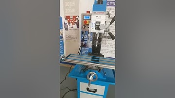 part 3. VM25L mill tapping foot switch operation WEISS VM25L Brushless Drilling & Milling Machine